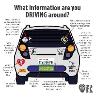 What car stickers say about you