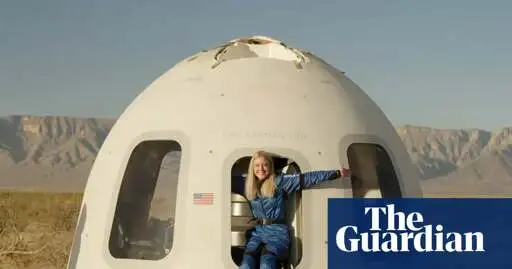 First wheelchair-using astronaut touches down after ride to edge of space