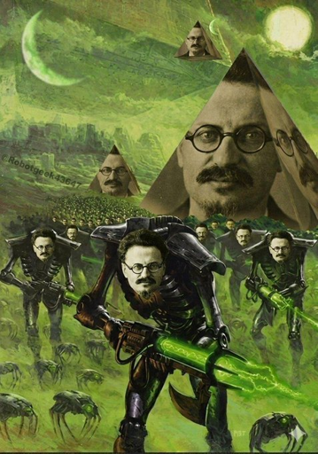 Trotskyist Necron Dynasty about to annihilate the reactionary peasant class