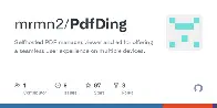 PdfDing - Now with editing functionalities