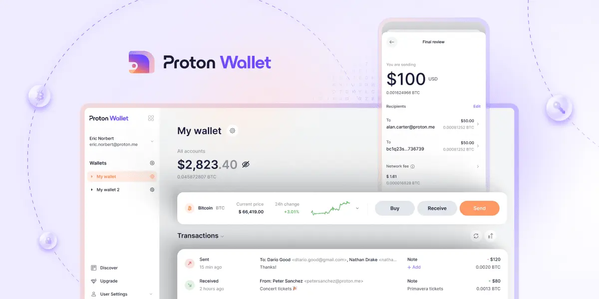 Introducing Proton Wallet – a safer way to hold Bitcoin | Proton