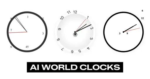 AI World Clocks
