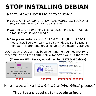 STOP INSTALLING DEBIAN