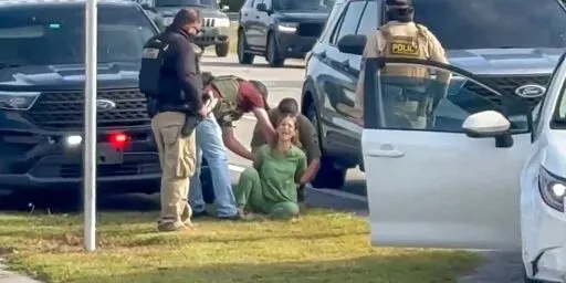 Feds forcibly yank woman in medical scrubs from car as she screams she's a US citizen