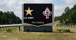 Army considering changing name of Fort Liberty back to Fort Bragg