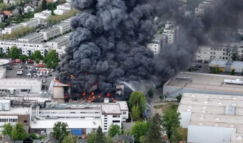 Explosion in Germany, possibly at plant making IRIS-T for Ukraine