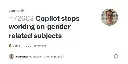 Copilot stops working on code that contains hardcoded banned words from GitHub