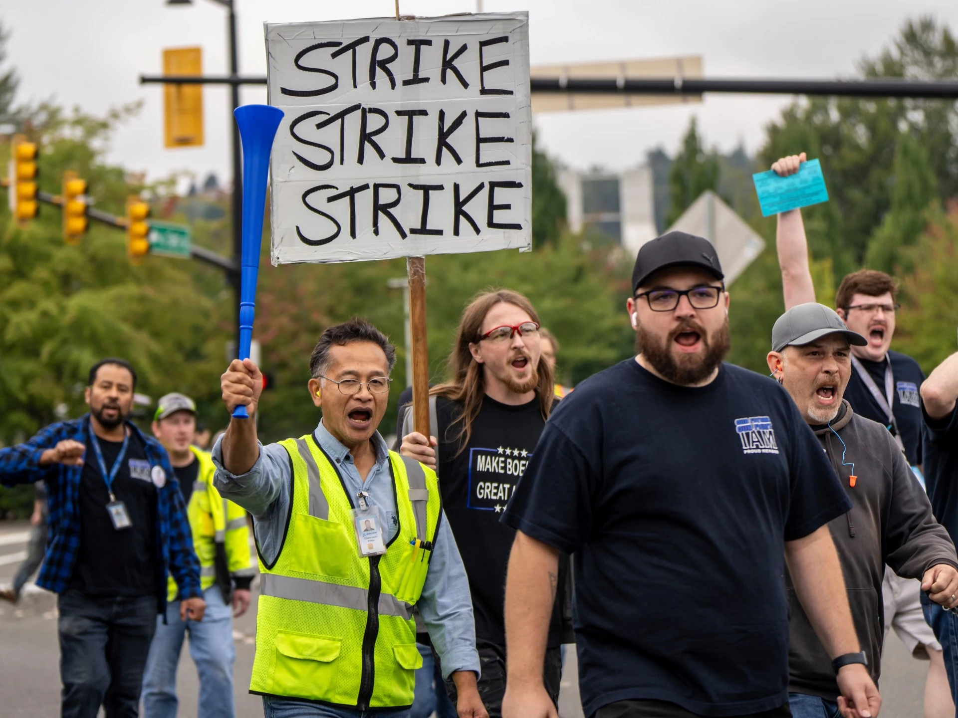 Boeing workers go on strike in fresh blow to troubled aircraft giant