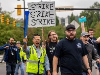 Boeing workers vote overwhelmingly to strike, halting aircraft production