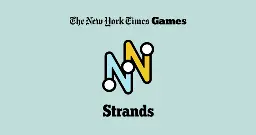 Play Strands, our newest word-search game with a twist.