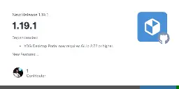 Release 1.19.1 · flatpak/xdg-desktop-portal
