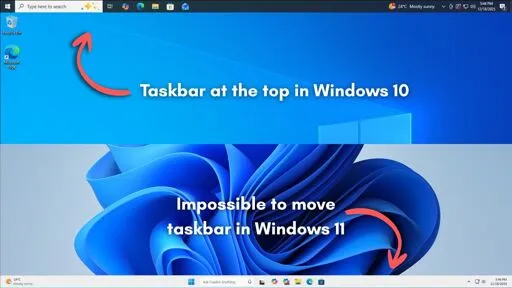 Explained: Why you can't move Windows 11 taskbar like Windows 10, according to Microsoft