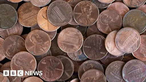 US ends penny-making run after more than 230 years - BBC News