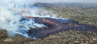 A volcanic eruption has started in Iceland, estimated to be ten times more powerful than previous eruption in the area