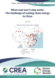 When coal won’t step aside: The challenge of scaling clean energy in China – Centre for Research on Energy and Clean Air