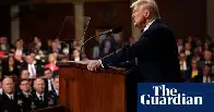 Out-of-date polls to wrong aid amounts: factchecking Trump’s Congress address