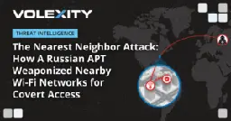 The Nearest Neighbor Attack: How A Russian APT Weaponized Nearby Wi-Fi Networks for Covert Access