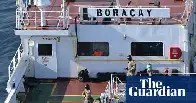 French military boards Russia-linked oil tanker suspected of launching drones