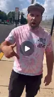 Nick Gage wishing everyone a happy pride month