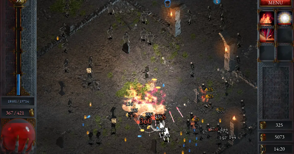 Vampire Survivors meets Diablo in Halls Of Torment