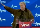 Steve Bannon makes gesture resembling Nazi salute at conservative conference.