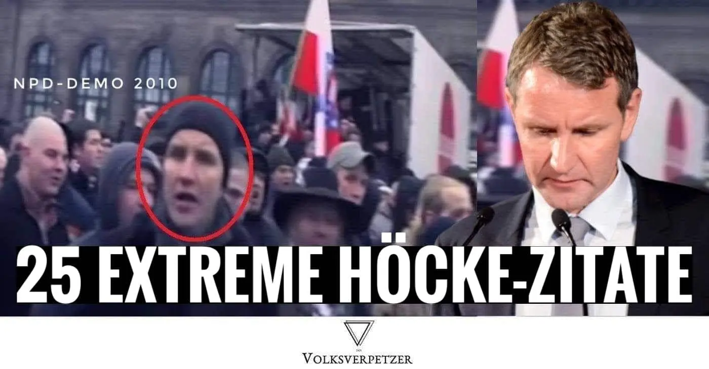 25 krasse Zitate, die zeigen, dass Höcke ein waschechter Faschist ist