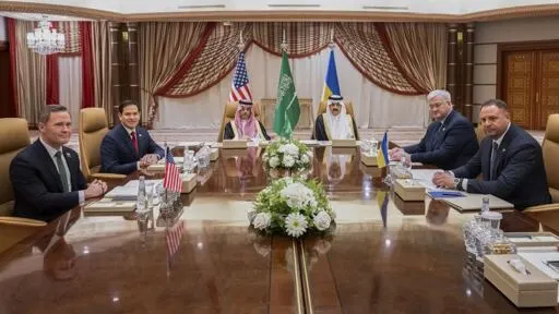 Ukraine-US talks on ending war with Russia start in Saudi Arabia as Kyiv launches huge drone attack