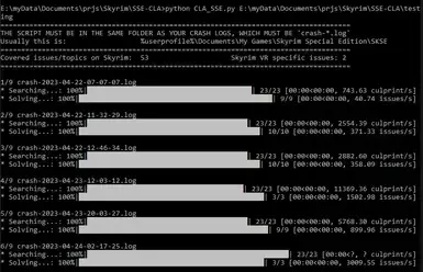 CLA SSE - Crash Log Analyzer