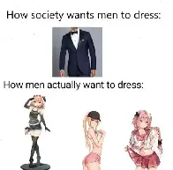 How men want to dress