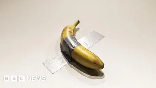 Duct-taped banana artwork auctioned for $6.2m in New York