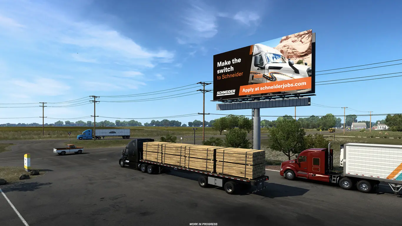 Trucking company tries to recruit drivers through a trucking video game