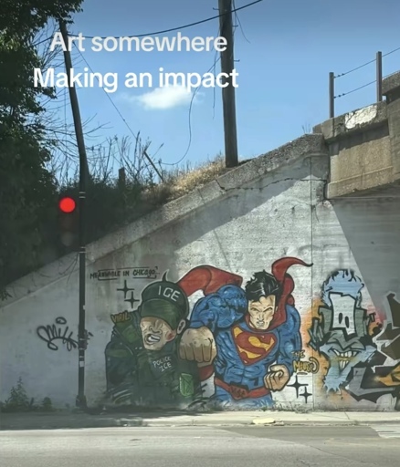 Art somewhere
Making an impact (TikTok screenshot)