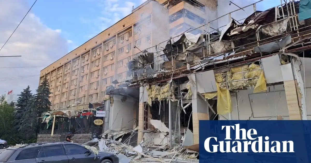 Four children among 11 killed in missile strike on Ukraine pizza restaurant